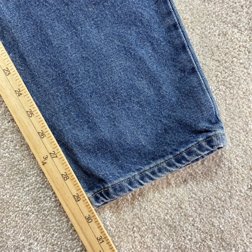 Eddie Bauer Denim Jeans Mens 12 30x30 Blue Straight Leg 100% Cotton Classic Wash
